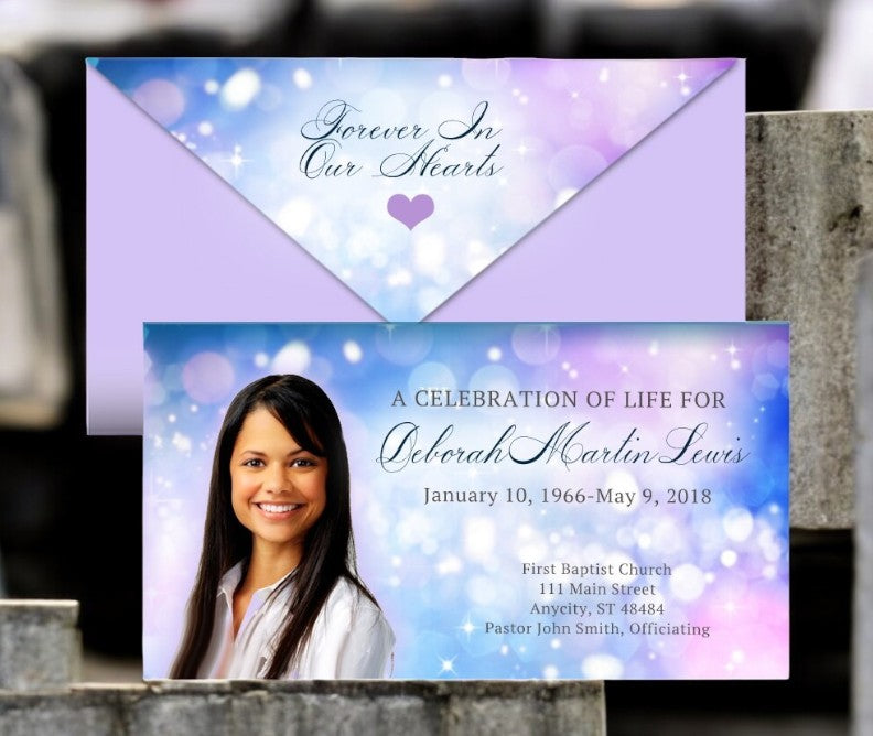 Sparkler Envelope Fold Program Design & Print (Pack of 50)