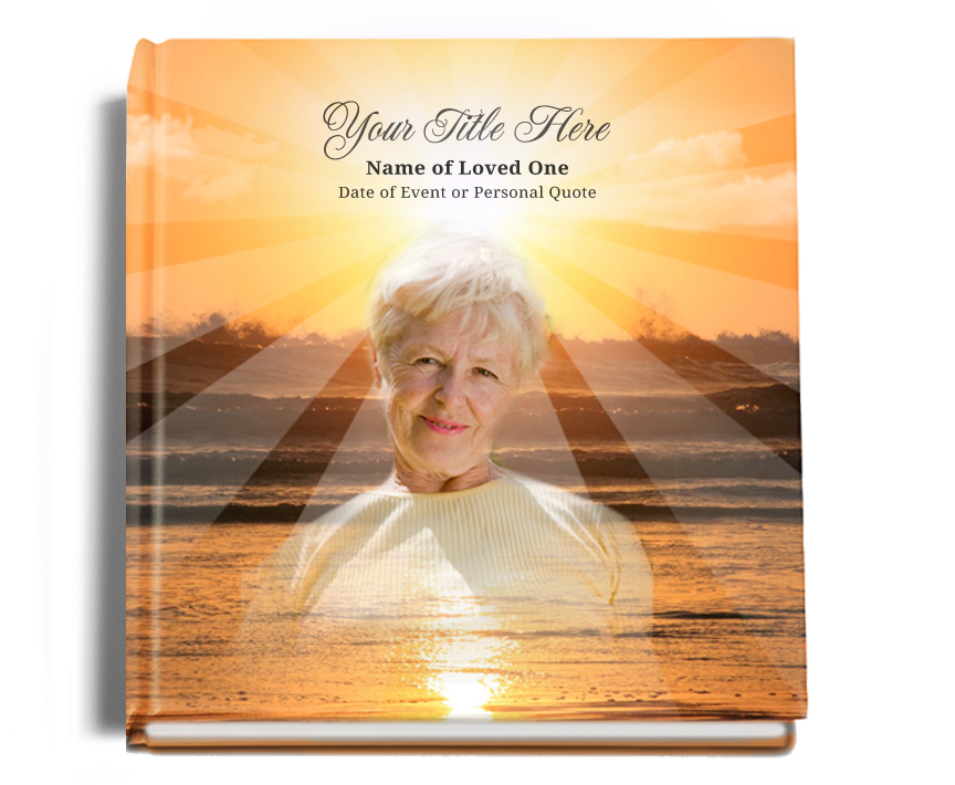 Sunrise Funeral Guest Book