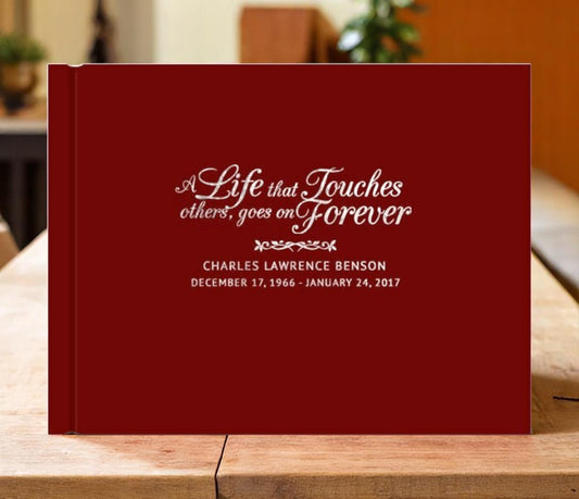 A Life That Touches Funeral Guest Book