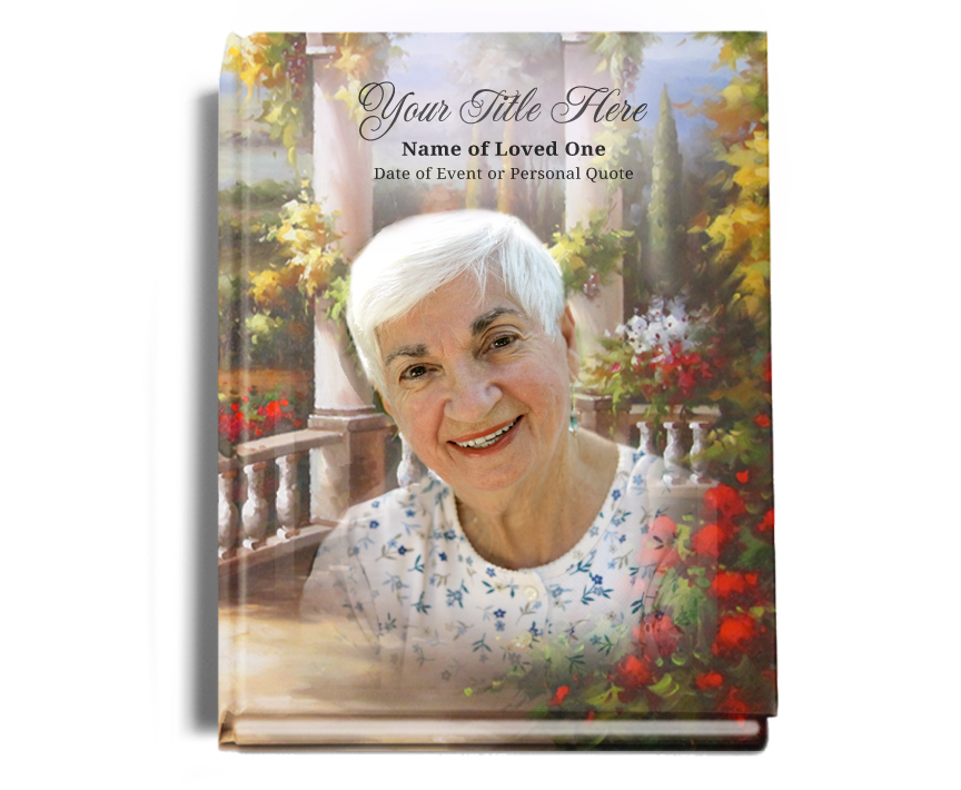 Tuscany Funeral Guest Book