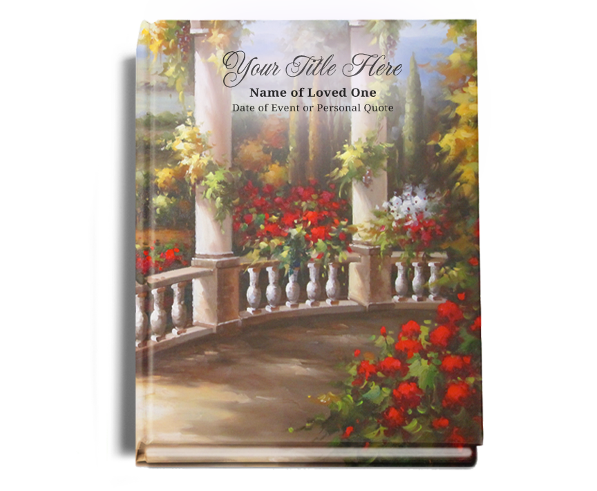 Tuscany Funeral Guest Book