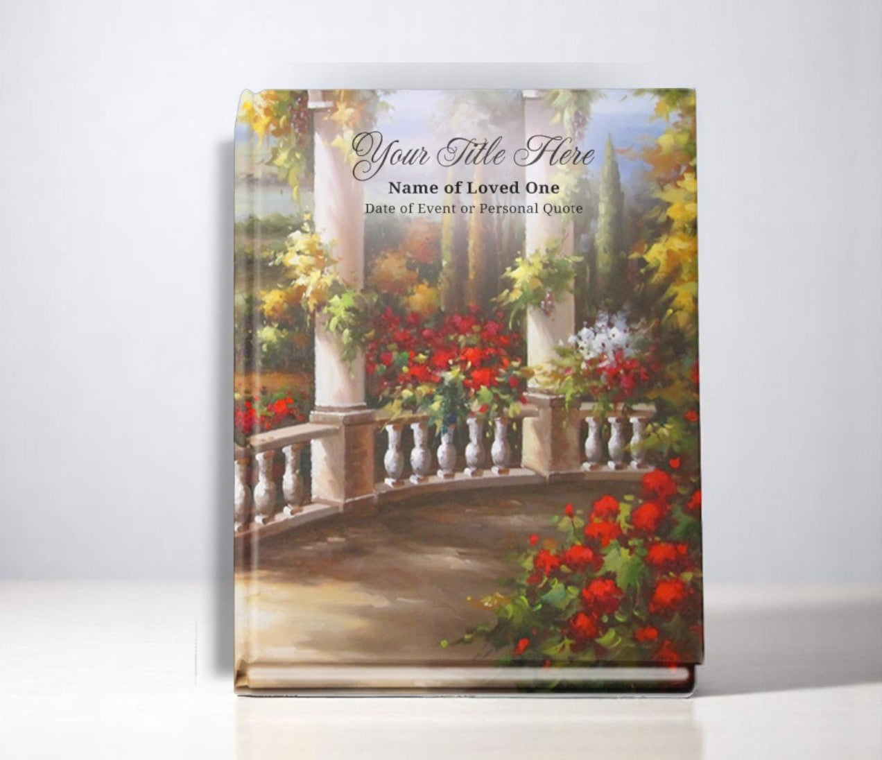 Tuscany Funeral Guest Book