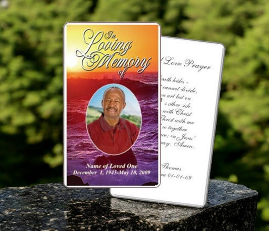 Twilight Prayer Card Template