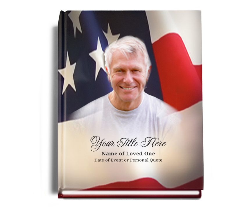 US Flag Funeral Guest Book