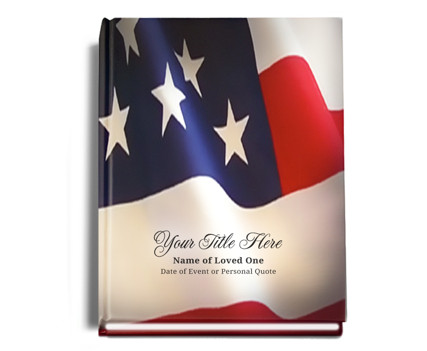 US Flag Funeral Guest Book