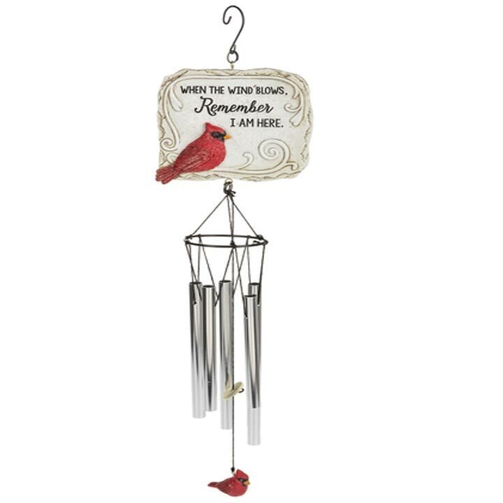When The Wind Blows Garden Memorial Wind Chime - Funeral Program - Site Funeral Programs & Templates