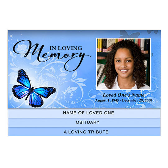 Butterfly 8-Sided Graduated Bottom Fold Template.