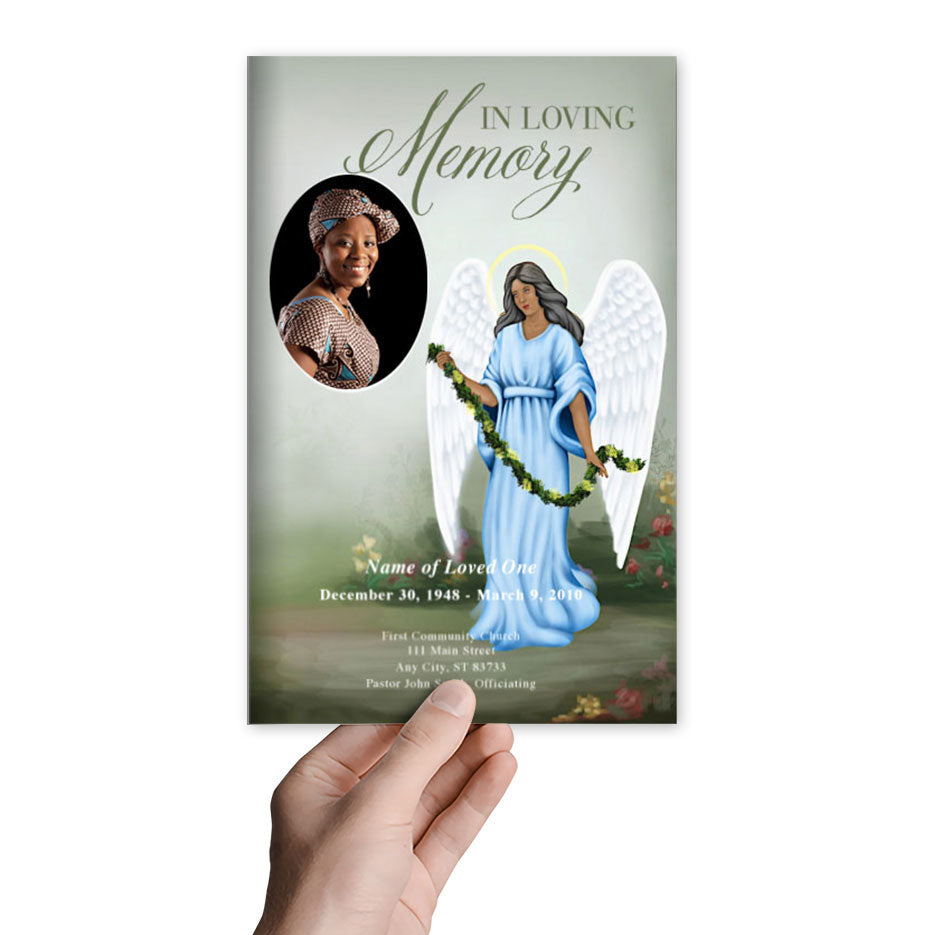 Charity Funeral Program Template.