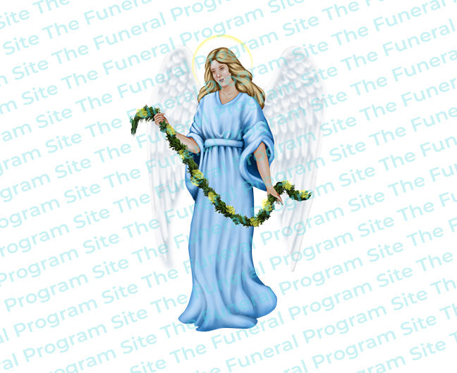 Charity Angel Funeral Clip Art.