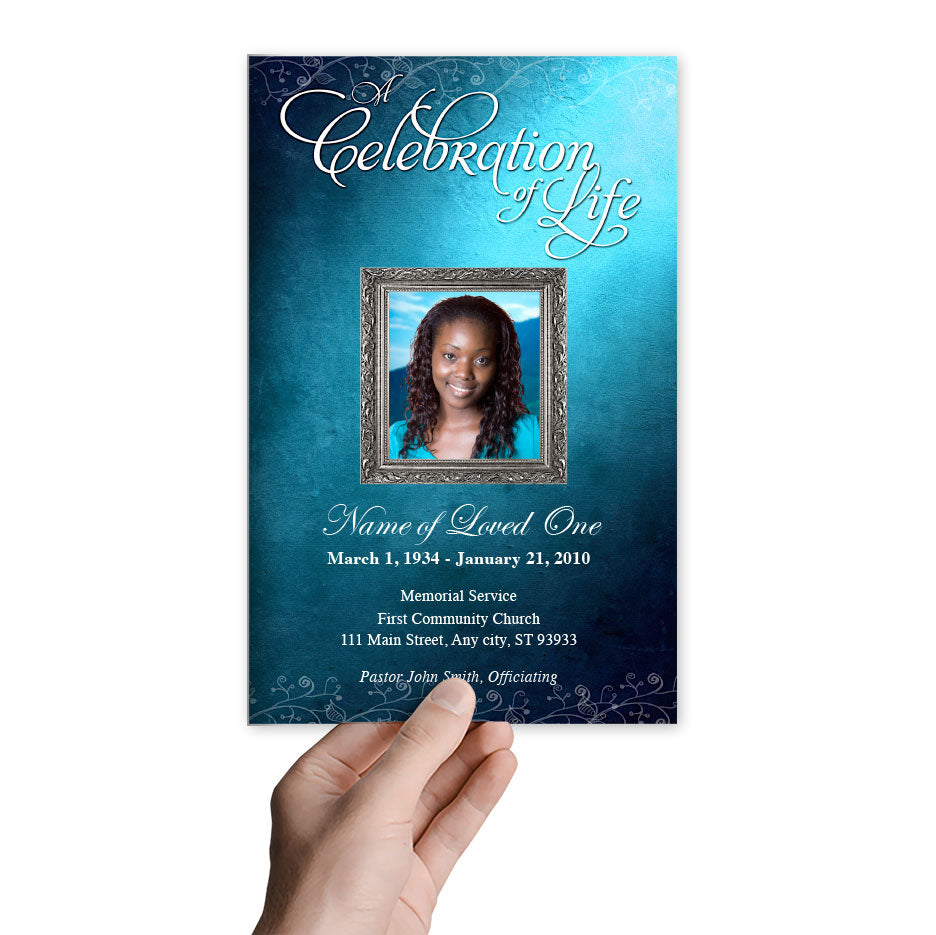 Devotion Funeral Program Template.
