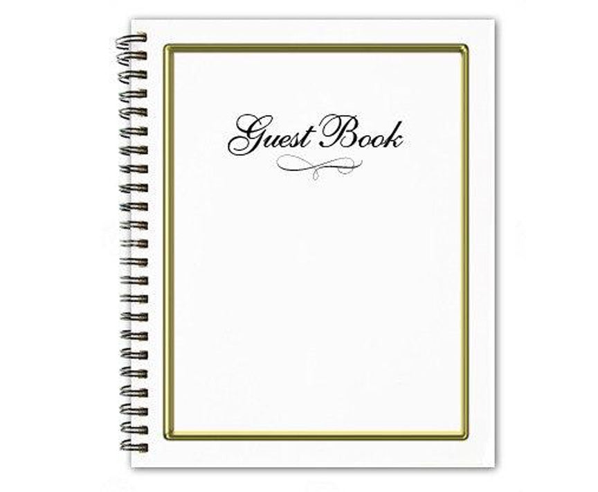 Embassy Wire Bind Funeral Guest Book – Funeral Program-Site Funeral  Programs & Templates