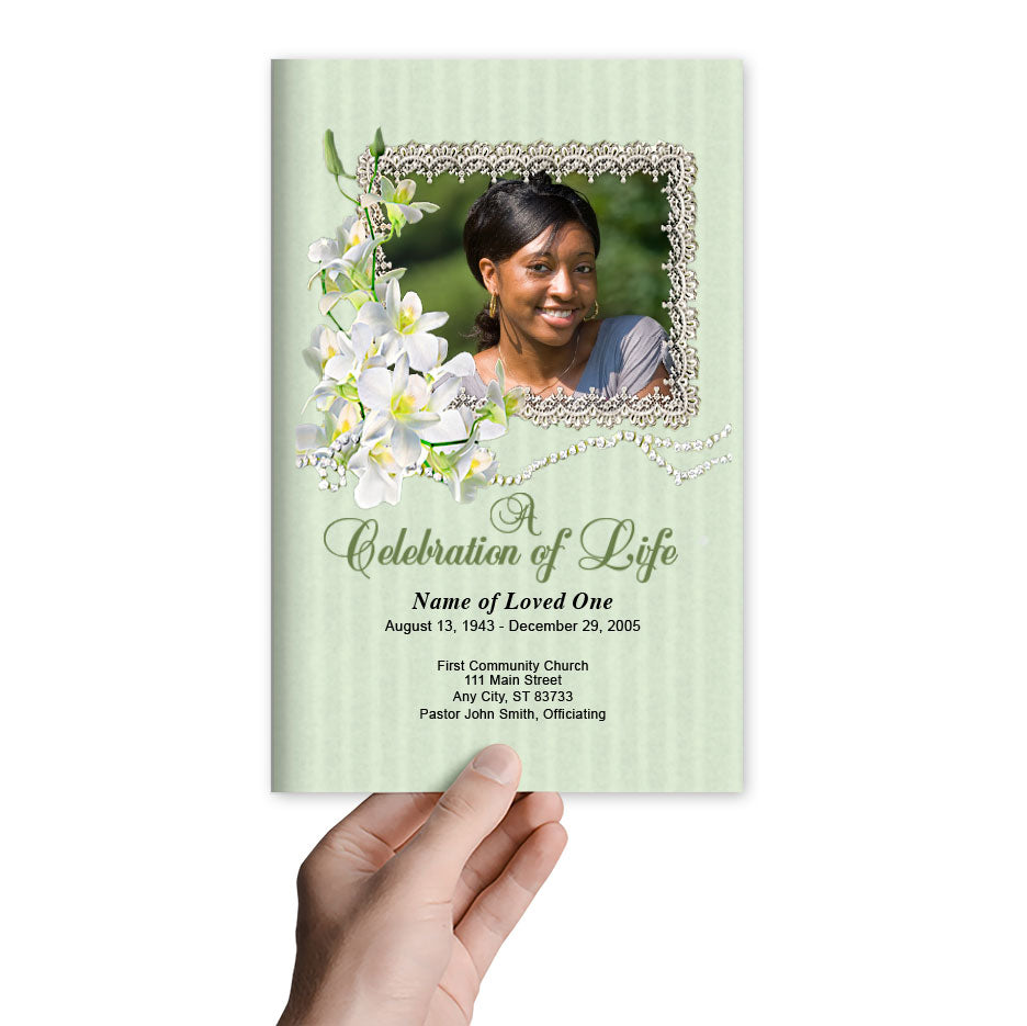 Fresca Funeral Program Template.