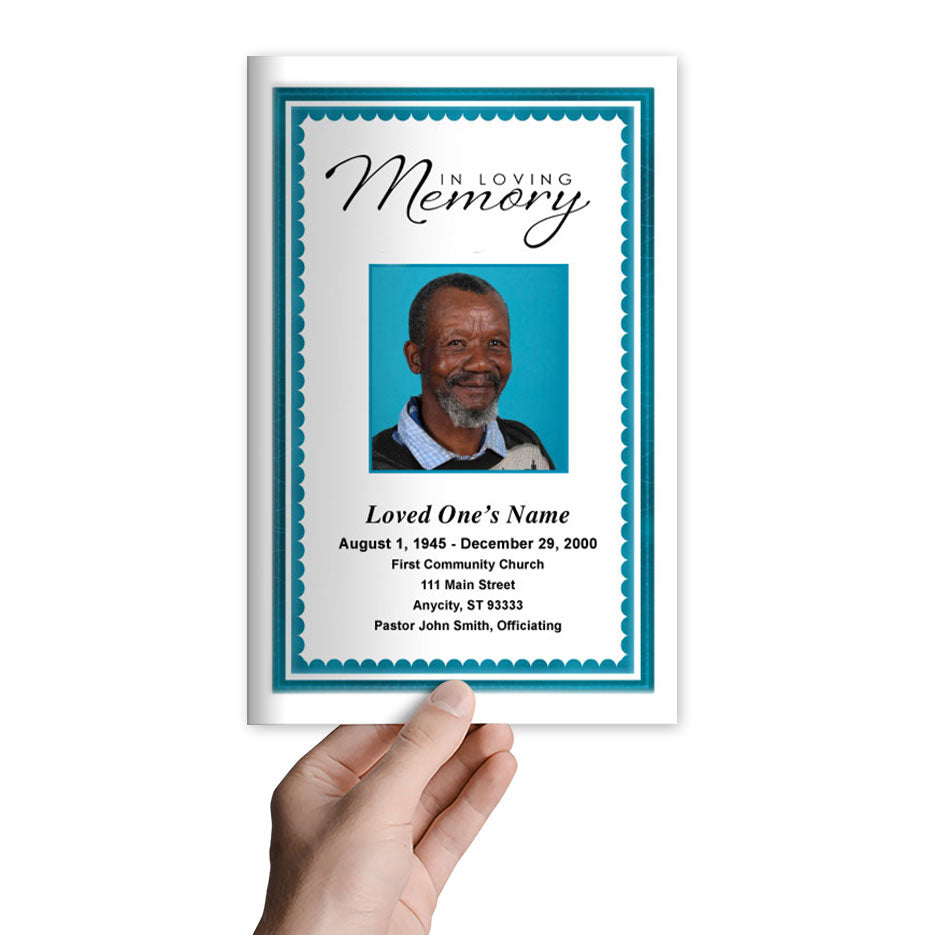 Gallant Funeral Program Template.