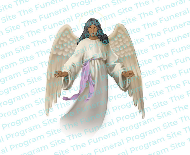 Holy Angel Vector Clip Art.