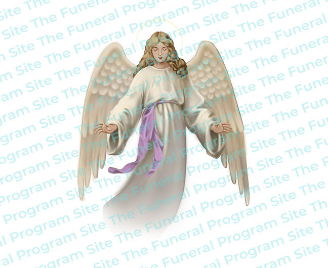 Holy Angel Vector Clip Art.