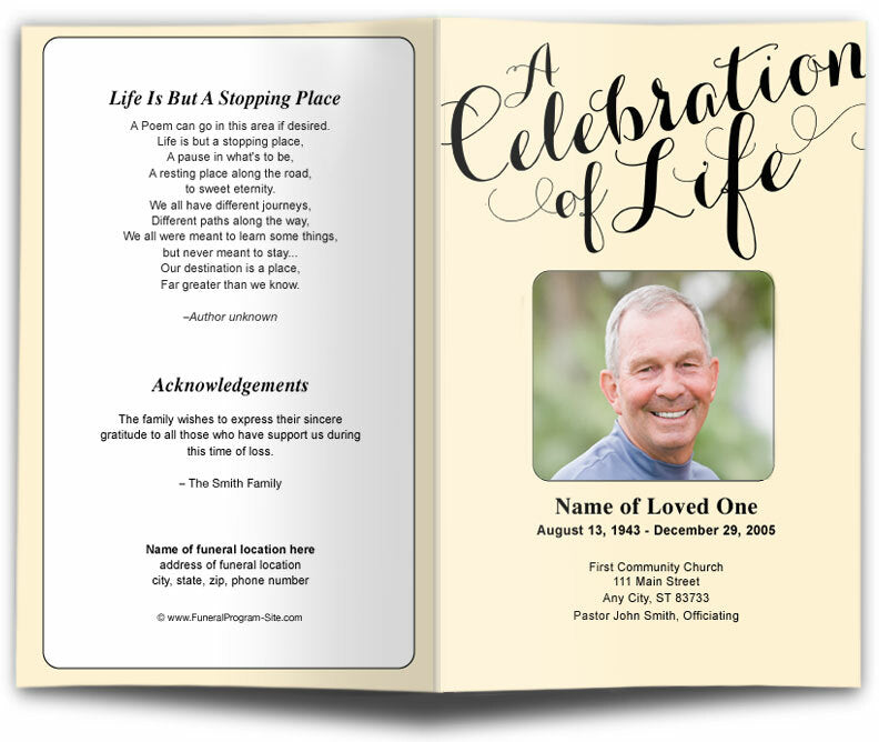 Celebration of Life Funeral Program Template | Funeral Programs – Funeral Program-Site Funeral Programs & Templates celebration-of-life-funeral-program-template-funeral-programs-funeral-program-site-funeral-programs-templates