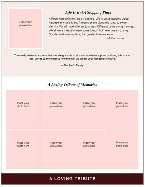 Candlelight 8-Sided Graduated Bottom Fold Template.