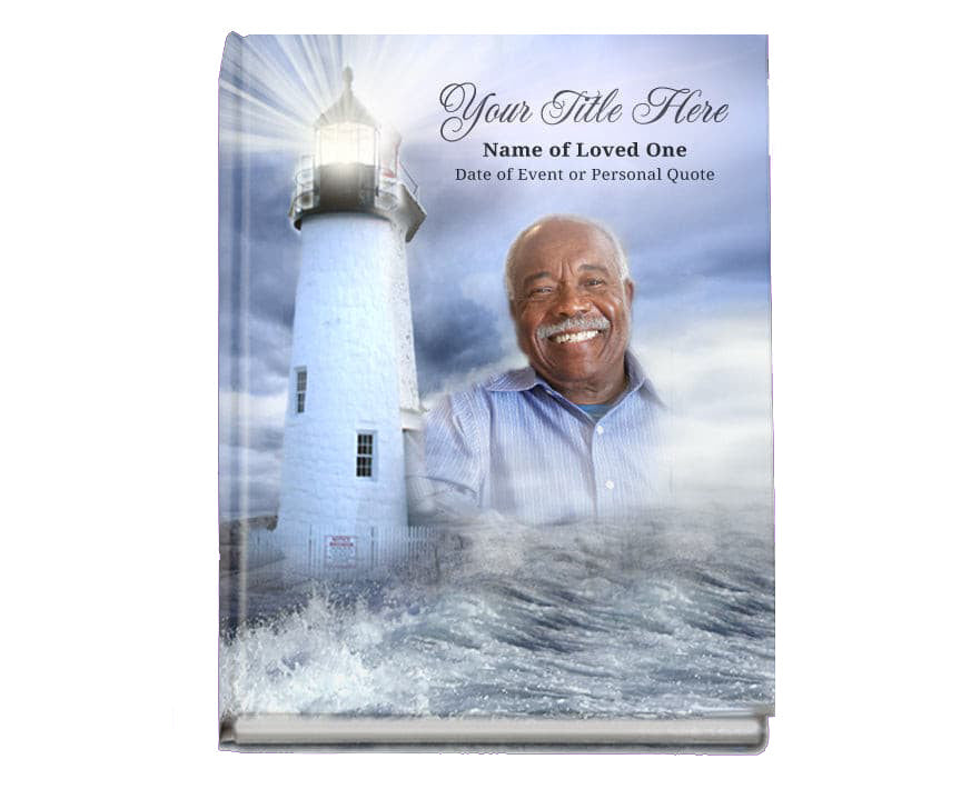 Lighthouse Funeral Guest Book