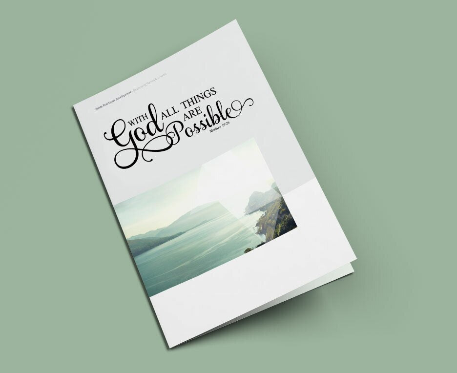 All Things Are Possible Bible Verse Word Art.