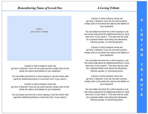 Sandy 8-Sided Graduated Program Template.