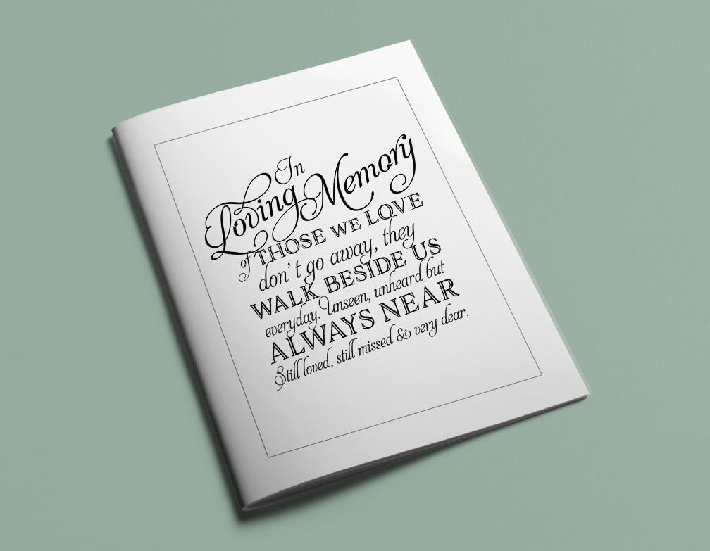 Of Those We Love Funeral Quote Word Art.