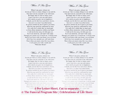 Farm Small Memorial Card Template.