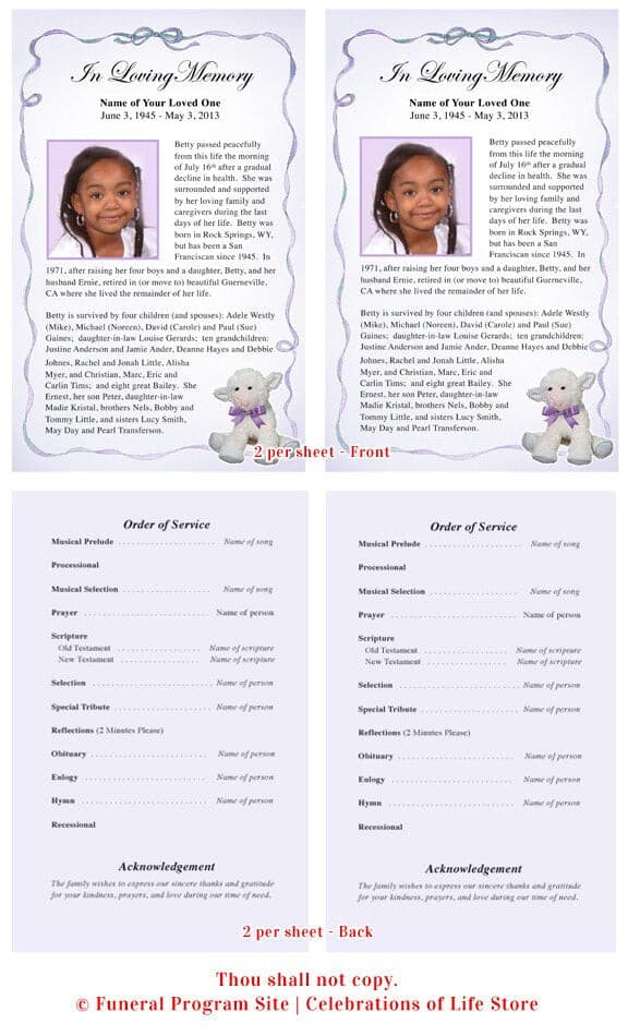 Dreamstime Funeral Flyer Template.