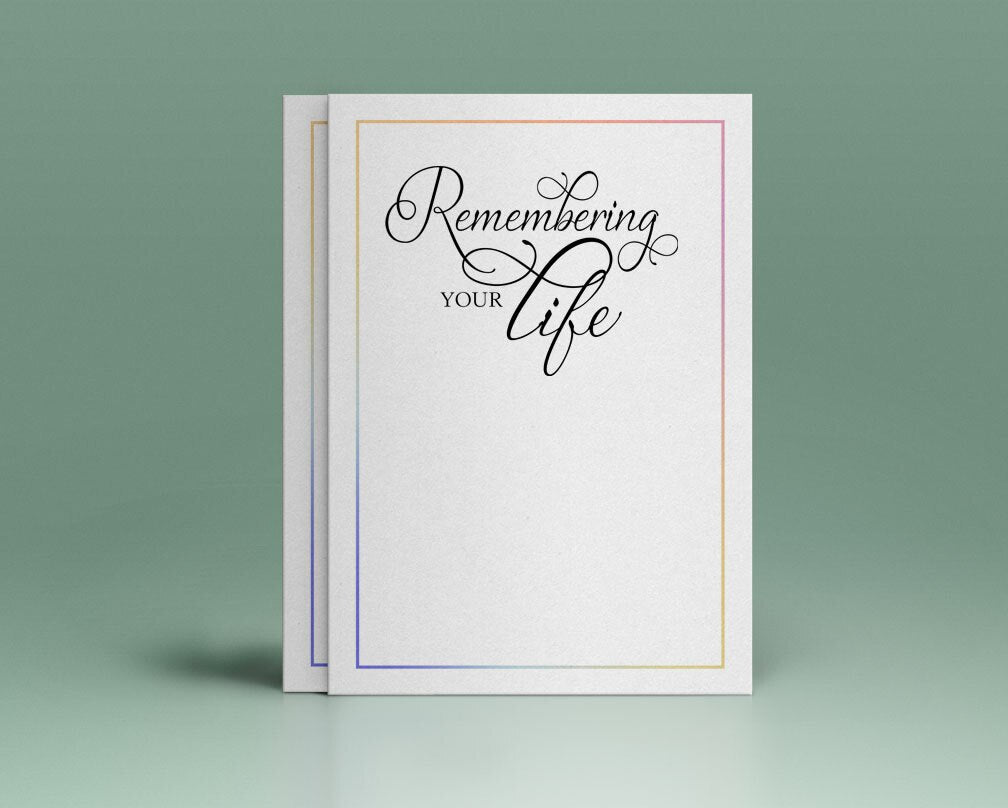 Remembering Your Life Program Title.