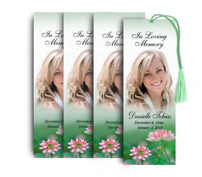 Ambrosia Memorial Bookmark Design & Print (Pack of 50).