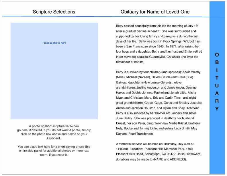 Horizon 8-Sided Graduated Program Template.