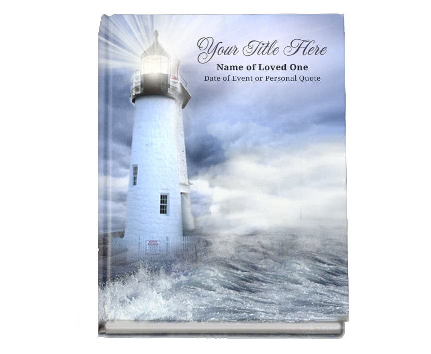 Lighthouse Funeral Guest Book