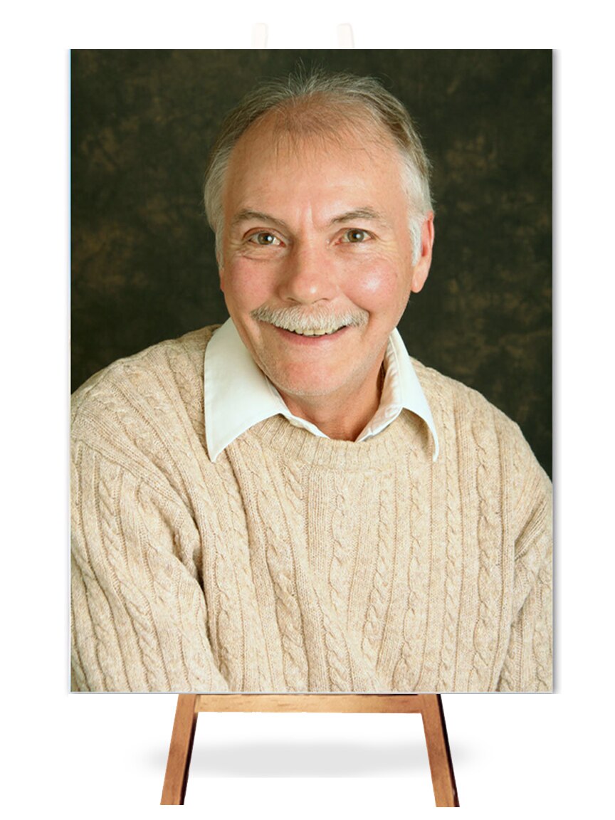 Your Own Photo Funeral Memorial Poster Portrait.