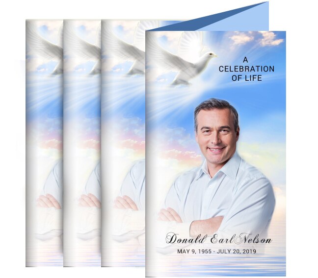 Peace Funeral Brochure Design & Print (Pack of 50).