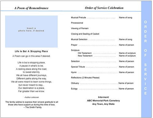 Sandy 8-Sided Graduated Program Template.