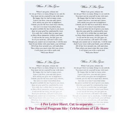 Angelo Small Memorial Card Template.