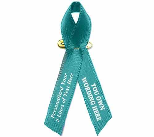 Customize Your Own 1 Color Awareness Ribbon - Pack of 10.