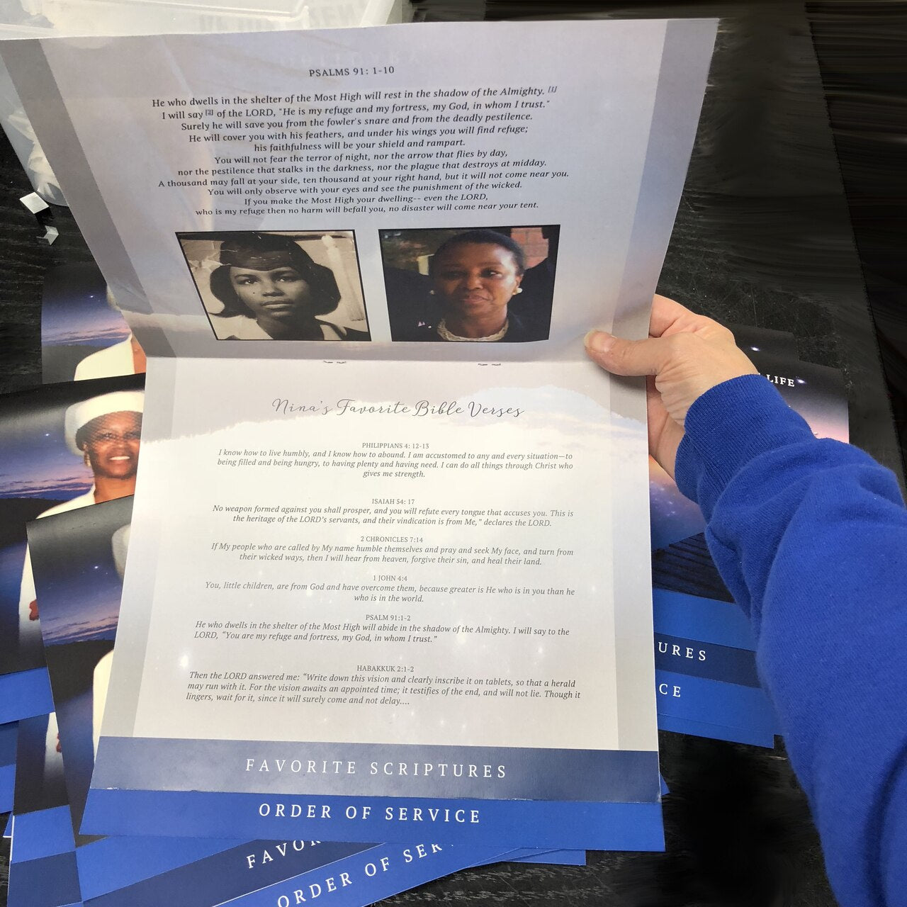 Starlight 8-Sided Graduated Bottom Program Design & Print (Pack of 50).