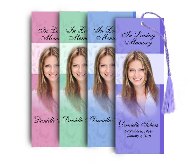 Ambience Memorial Bookmark Design & Print (Pack of 50).