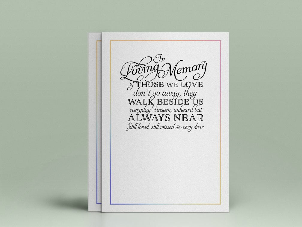 Of Those We Love Funeral Quote Word Art.