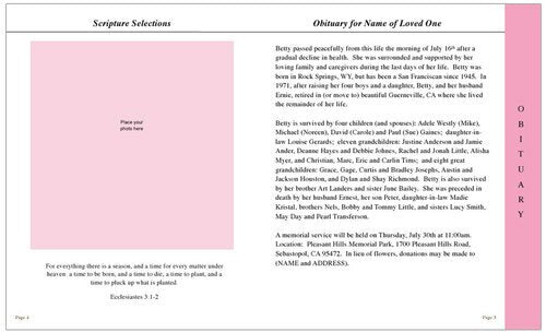 Awareness 8-Sided Graduated Program Template.