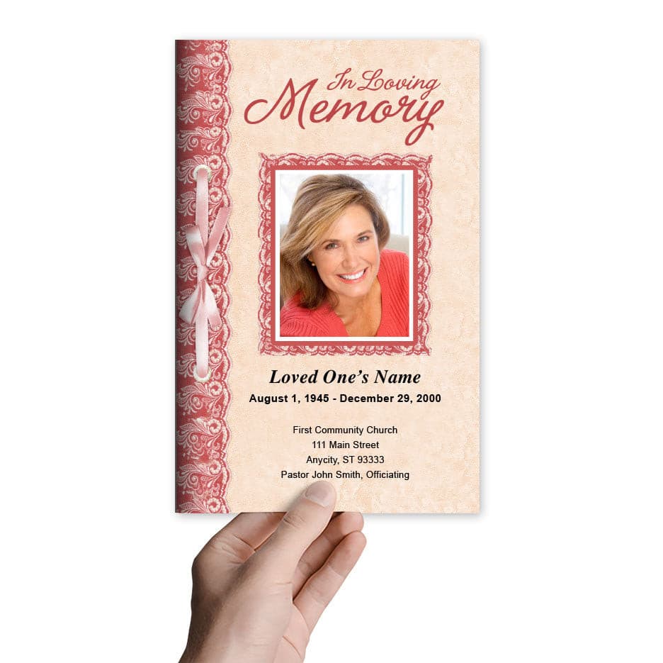 Jasper Funeral Program Template.
