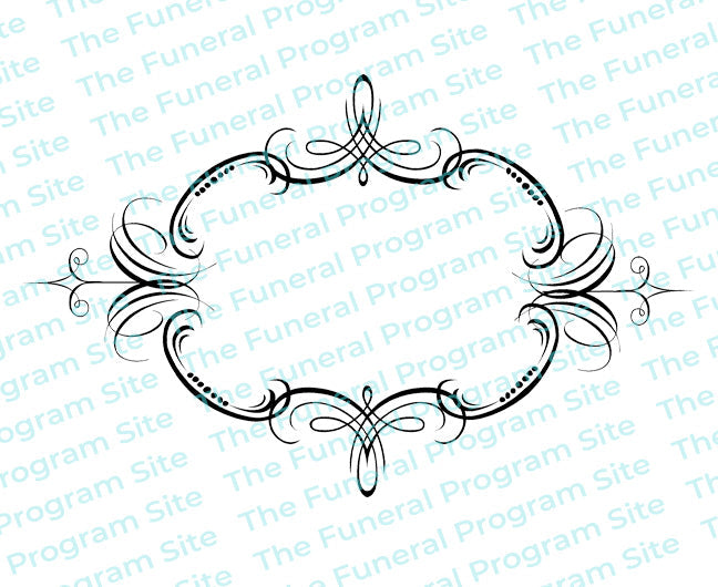 Legato Elegant Vector Flourish Border.