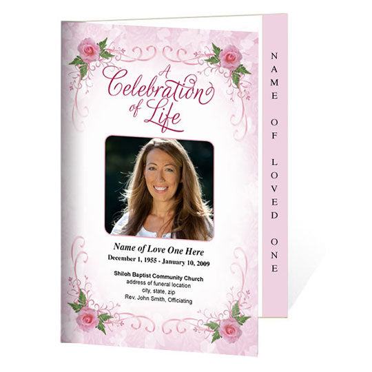 Lovely 4-Sided Graduated Funeral Program Template Funeral Program-Site Funeral Programs & Templates Lovely 4-Sided Graduated Funeral Program Template Funeral Program-Site Funeral Programs & Templates