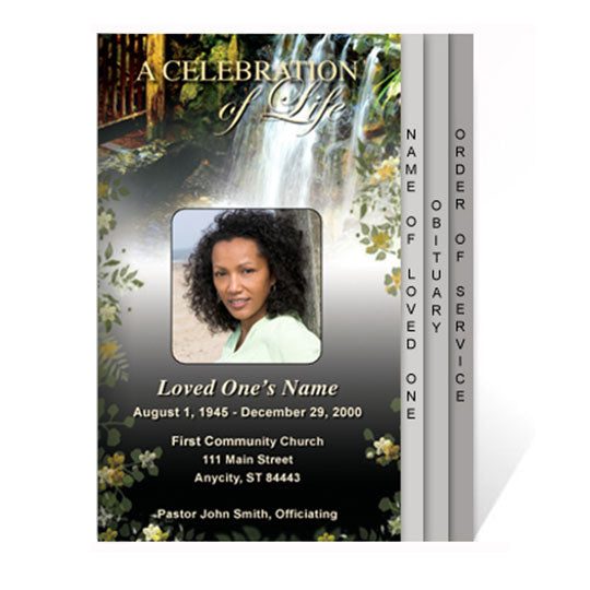 Serene 8-Sided Graduated Program Template.