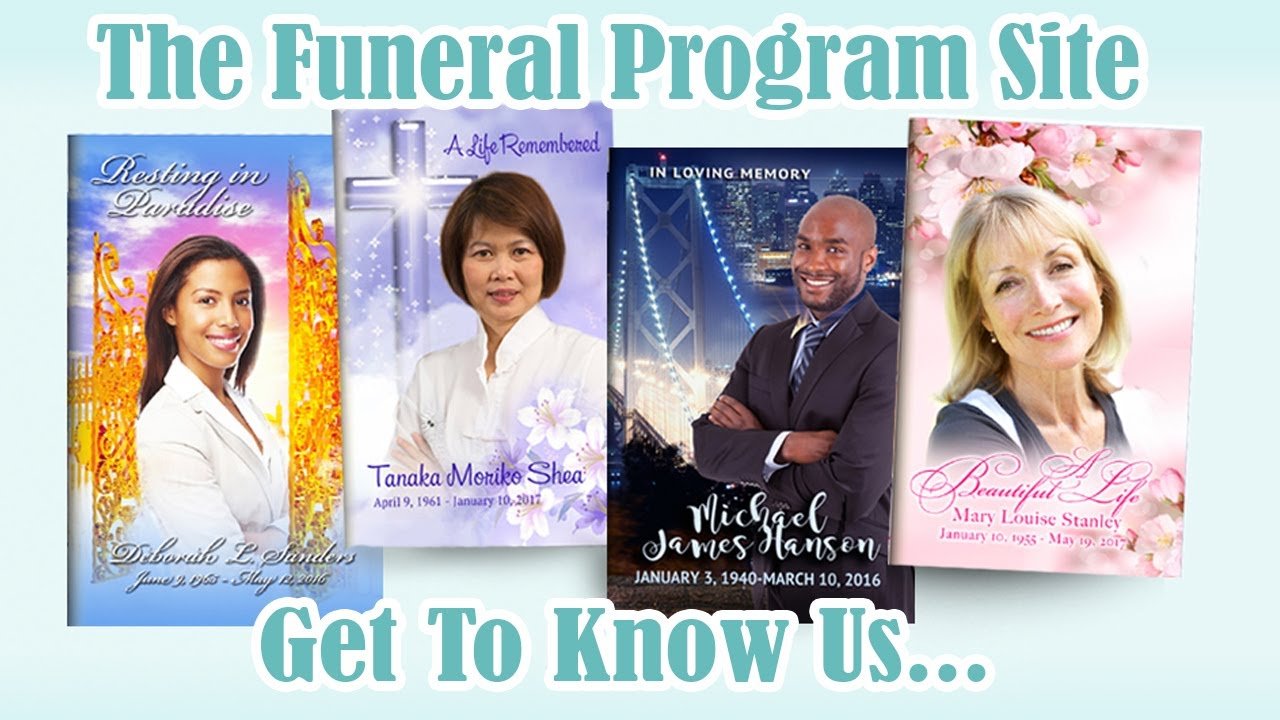 Funurel Programs The Funeral Program Site – Funeral Program-Site Funeral Programs ...