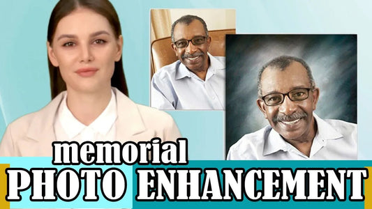 Digital Photo Enhancement Services - Funeral Program-Site Funeral Programs & Templates