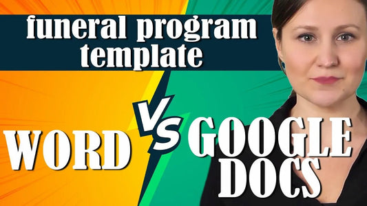 Funeral Program Template Word or Google Docs - Funeral Program-Site Funeral Programs & Templates
