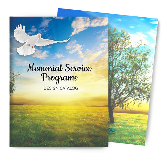 Making A Funeral Brochure From Scratch