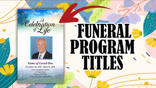 Funeral Program Titles - Funeral Program-Site Funeral Programs & Templates