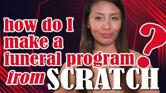 How To Make A Funeral Program From Scratch - Funeral Program-Site Funeral Programs & Templates
